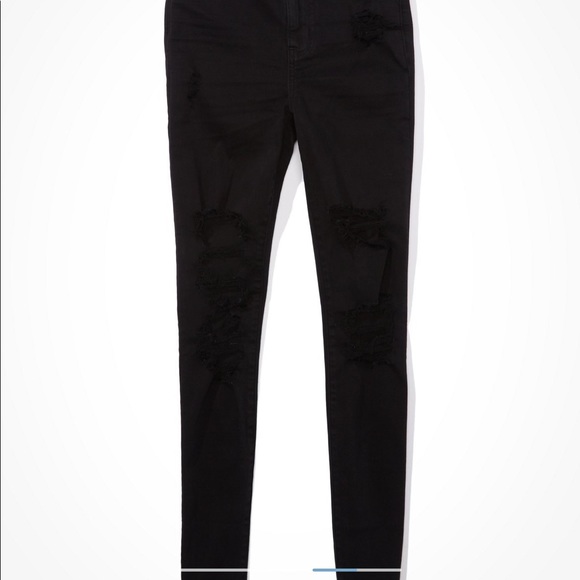 AE Ne(x)t level ripped curvy high-waisted jegging, 8 short - Picture 3 of 3